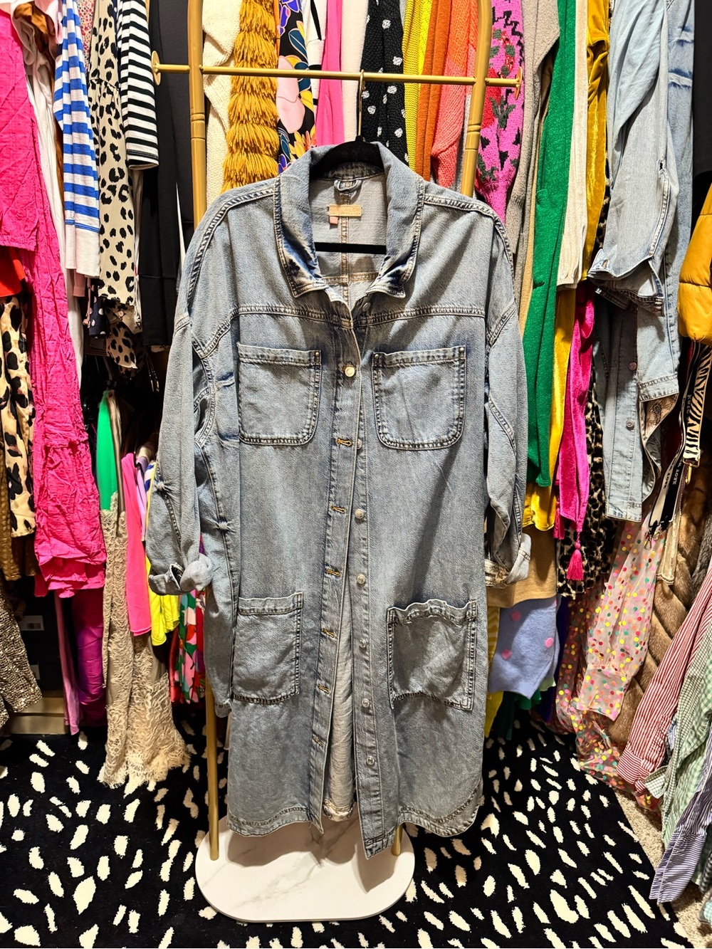 Anthropologie - Pilcro - Light Wash Denim Utility Jacket -  NWOT